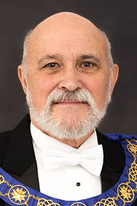 the most worshipful grand master kenneth morgan overy, grand master of the grand lodge of british columbia and yukon.