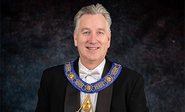 a portrait picture of our new Grand Master of British Columbia and the Yukon.